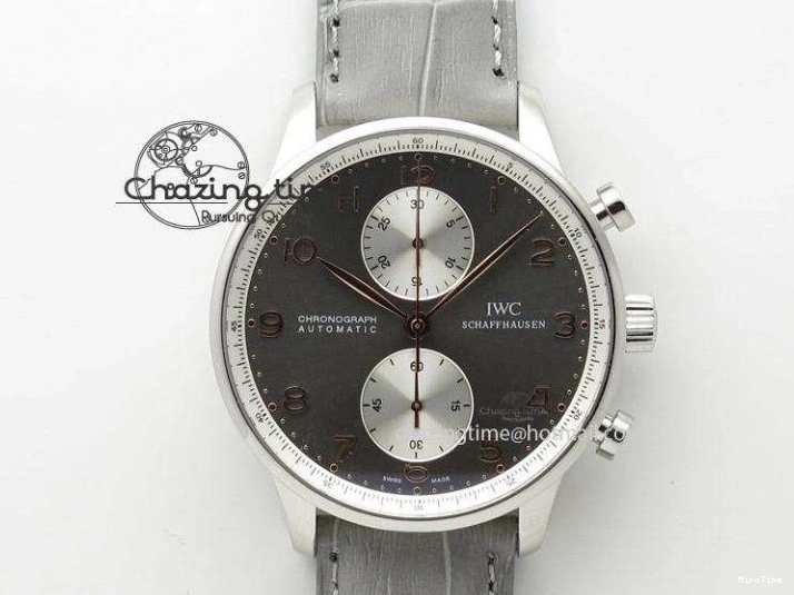 MIROTIME 0421 SportInspired Portuguese Real PR Real Annual Calendar IW503501 YLF 1:1 Best Edition White Dial On Leather Strap A 7241